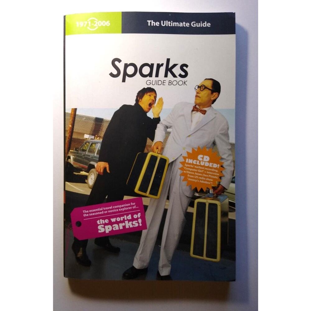 Sparks Guide Book 1971-2006 Japan Book With RARE CD Ron Russell Mael Brothers